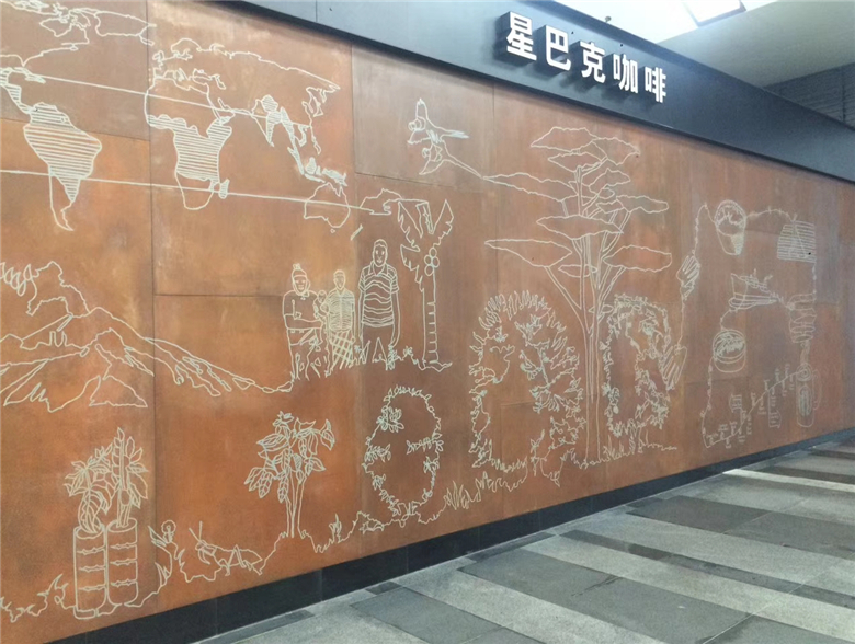 长春耐候钢幕墙